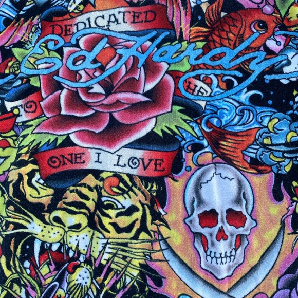 ❤️ Ed Hardy Dedicated to the One I Love Beach Towel - Picture 4 of 8